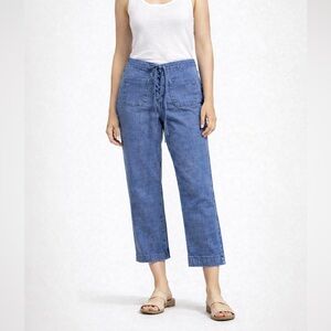 See By Chloe Chambray Mini Bootcut Jeans